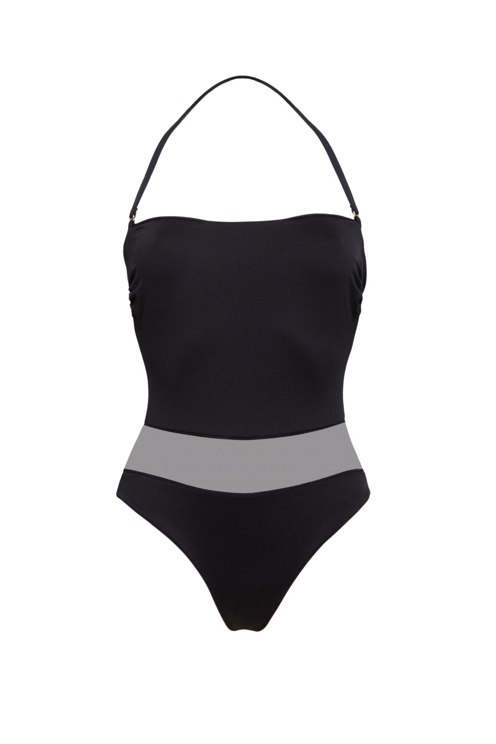 Costume Intero a fascia con Tulle