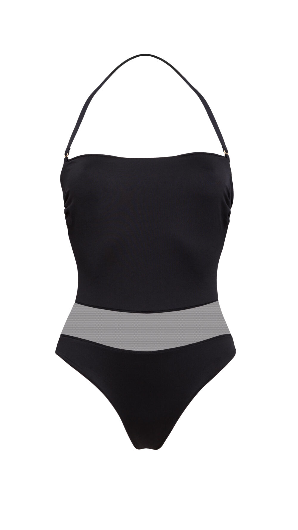 Costume Intero a fascia con Tulle